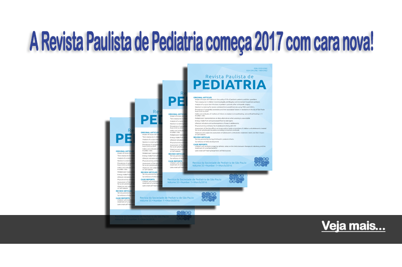 A Revista Paulista de Pediatria começa 2017 com cara nova!