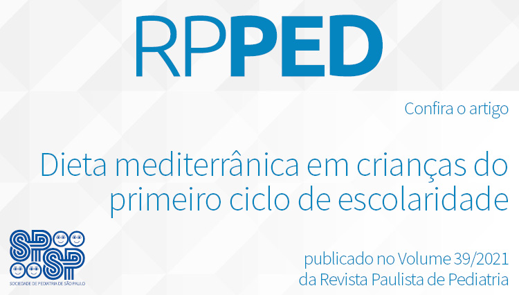 RPPed: Dieta mediterrânica em crianças do 1º ciclo de escolaridade