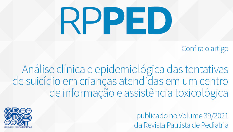 RPPed: Análise clínica e epidemiológica das tentativas de suicídio em crianças atendidas em um centro de informação e assistência toxicológica
