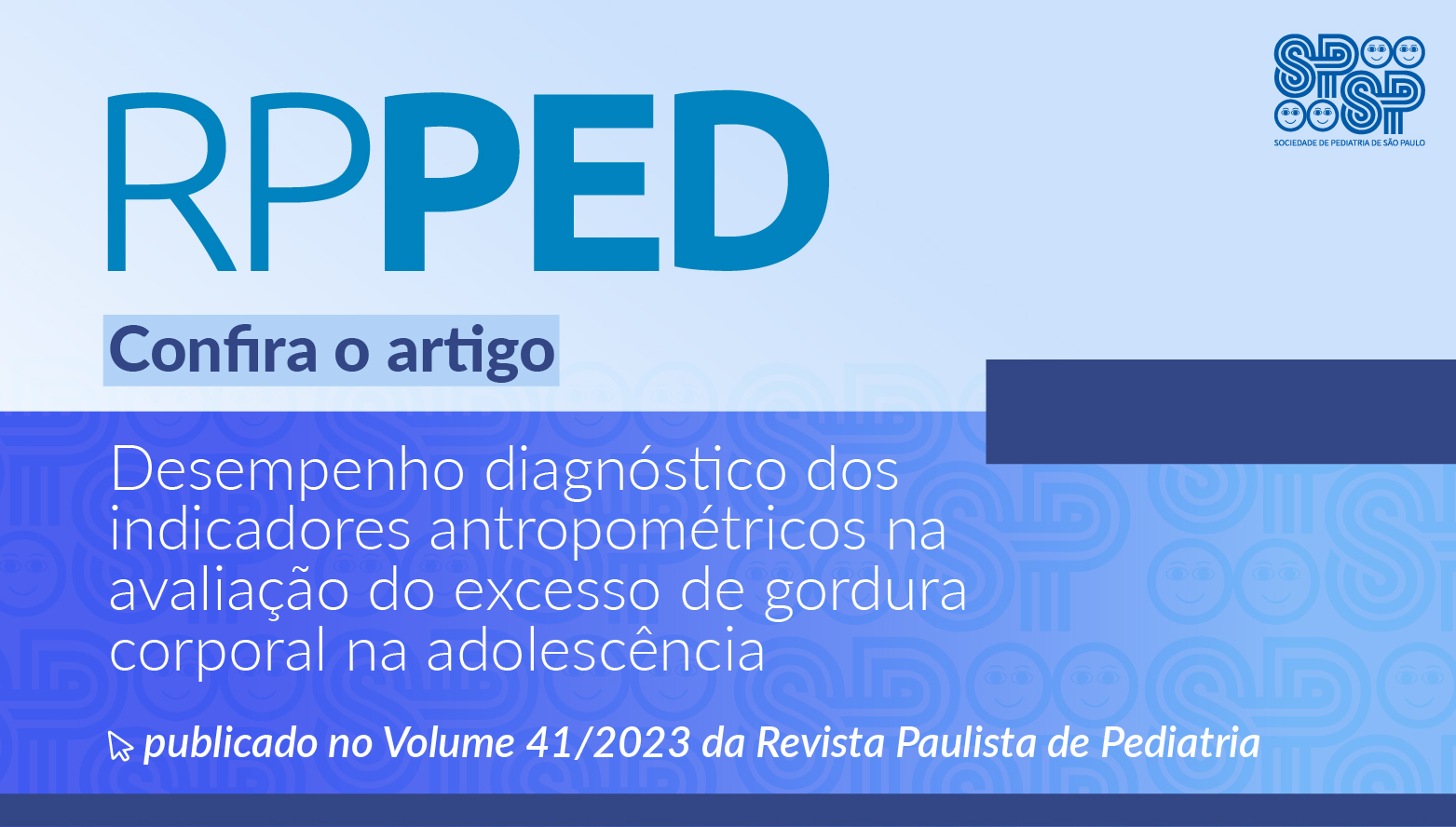 RPPed: Desempenho diagnóstico dos indicadores antropométricos na avaliação do excesso de gordura corporal na adolescência