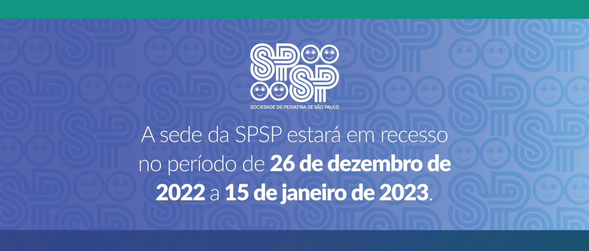 A Sede da SPSP estará em recesso no período de 26 de dezembro de 2022 a 15 de janeiro de 2023.