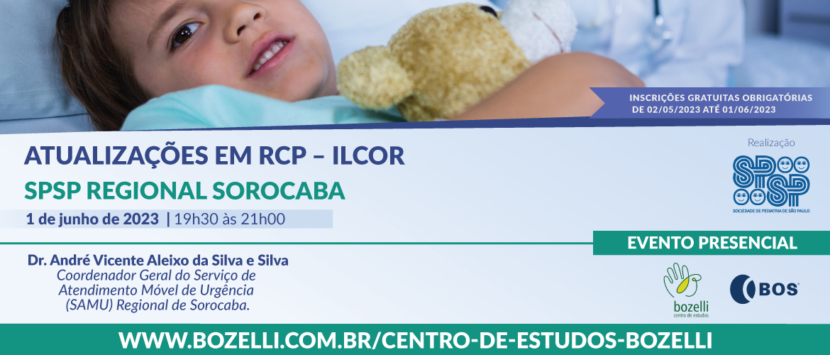 Atualizações em RCP – ILCOR – SPSP – Regional Sorocaba (Presencial)