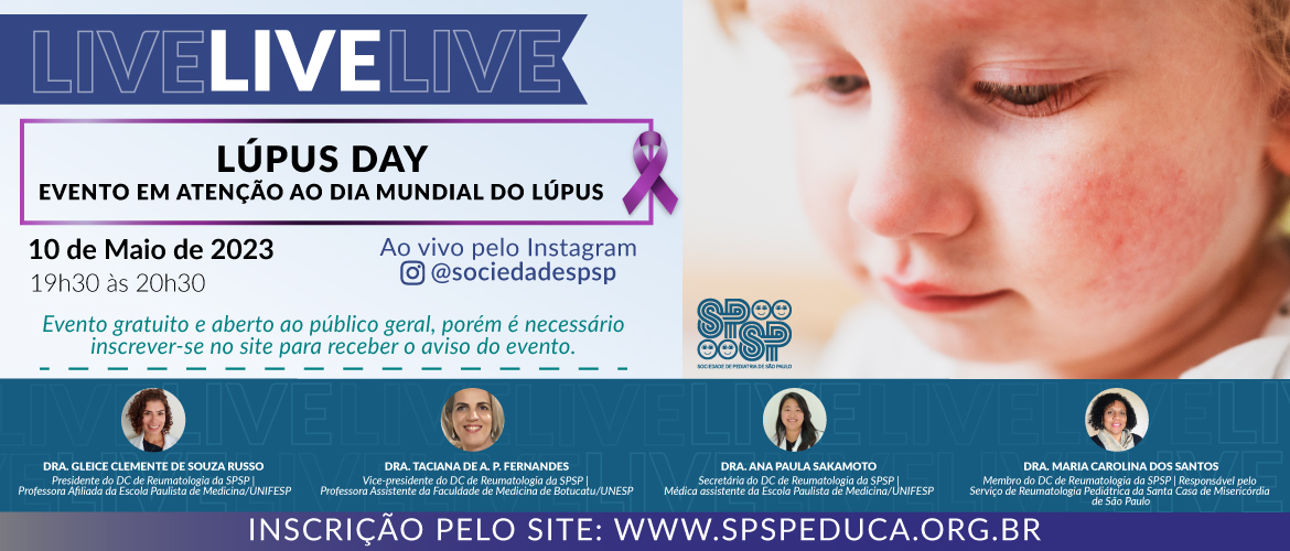 Live – Lúpus Day – Evento em atenção ao Dia Mundial do Lúpus