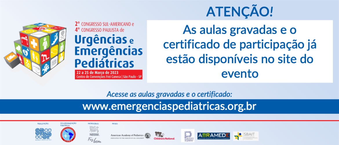 Congresso de Urgências & Emergências: Aulas gravadas e certificados disponíveis