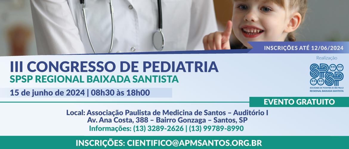 III CONGRESSO DE PEDIATRIA DA BAIXADA SANTISTA