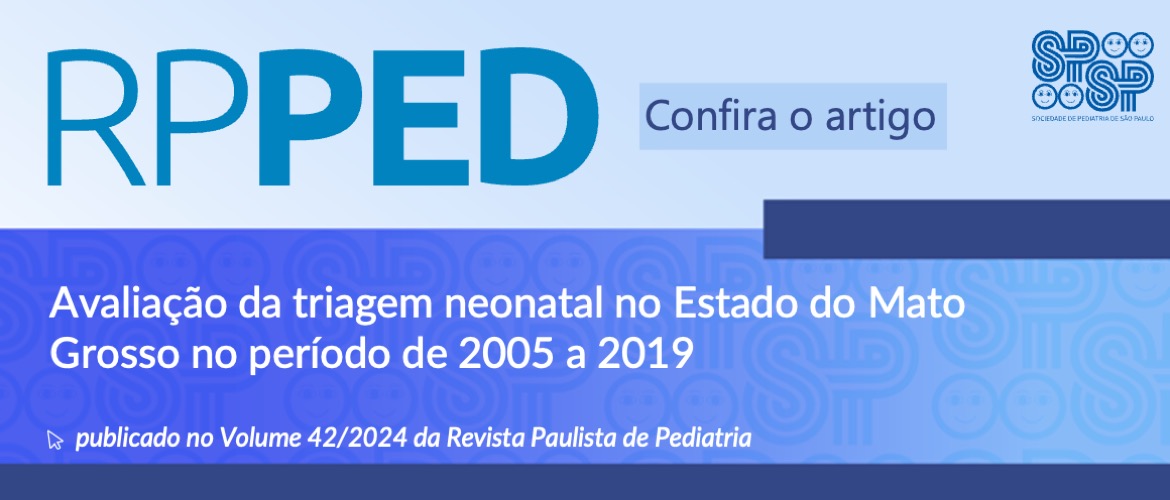 RPPED: Avaliação da triagem neonatal no Estado do Mato Grosso no período de 2005 a 2019