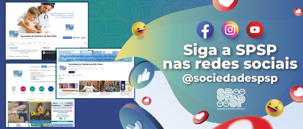 Acompanhe os conteúdos da SPSP nas redes sociais