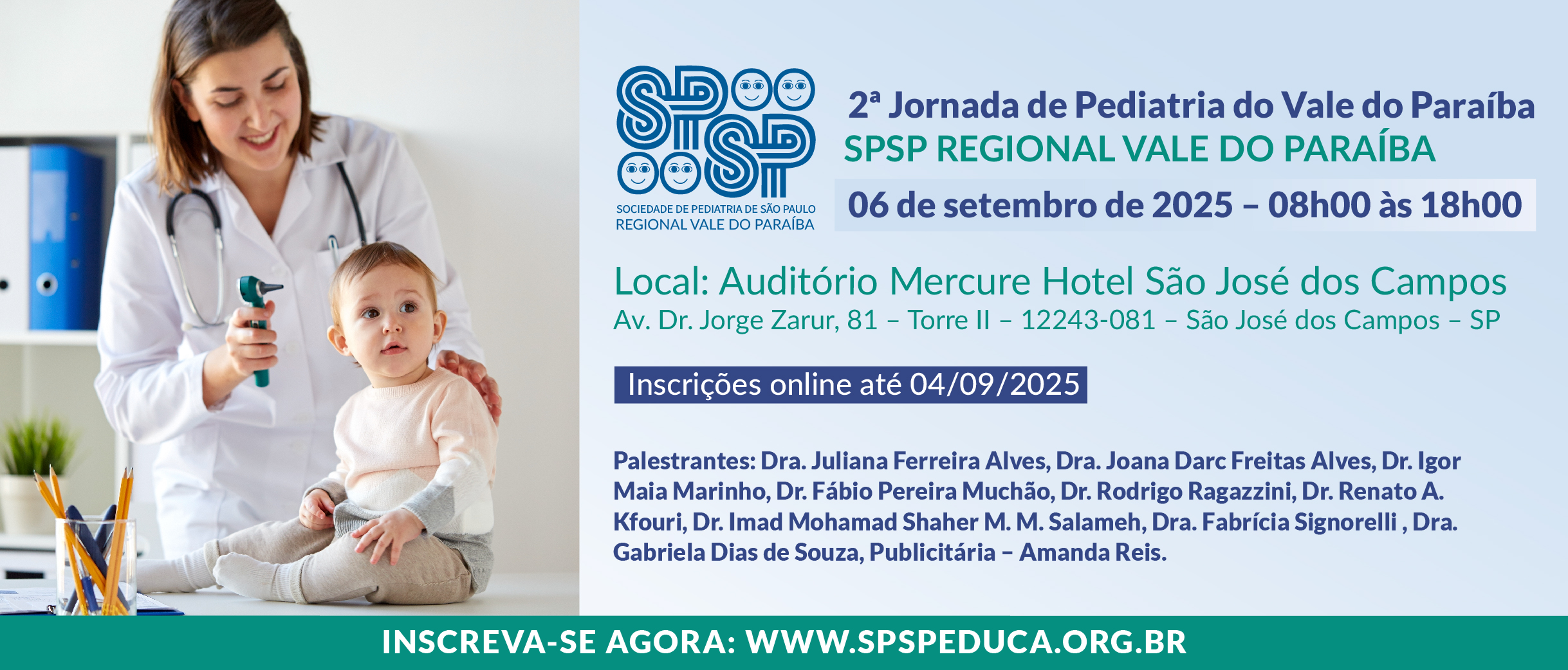2ª Jornada de Pediatria do Vale do Paraíba – SPSP Regional Vale do Paraíba