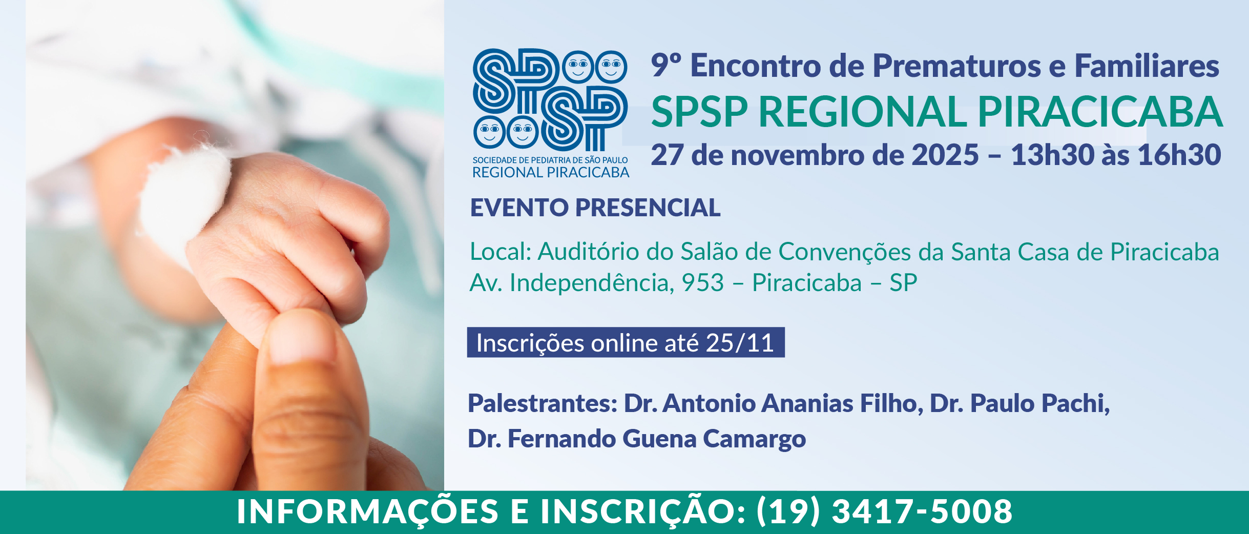 9º Encontro de Prematuros e Familiares – SPSP Regional Piracicaba