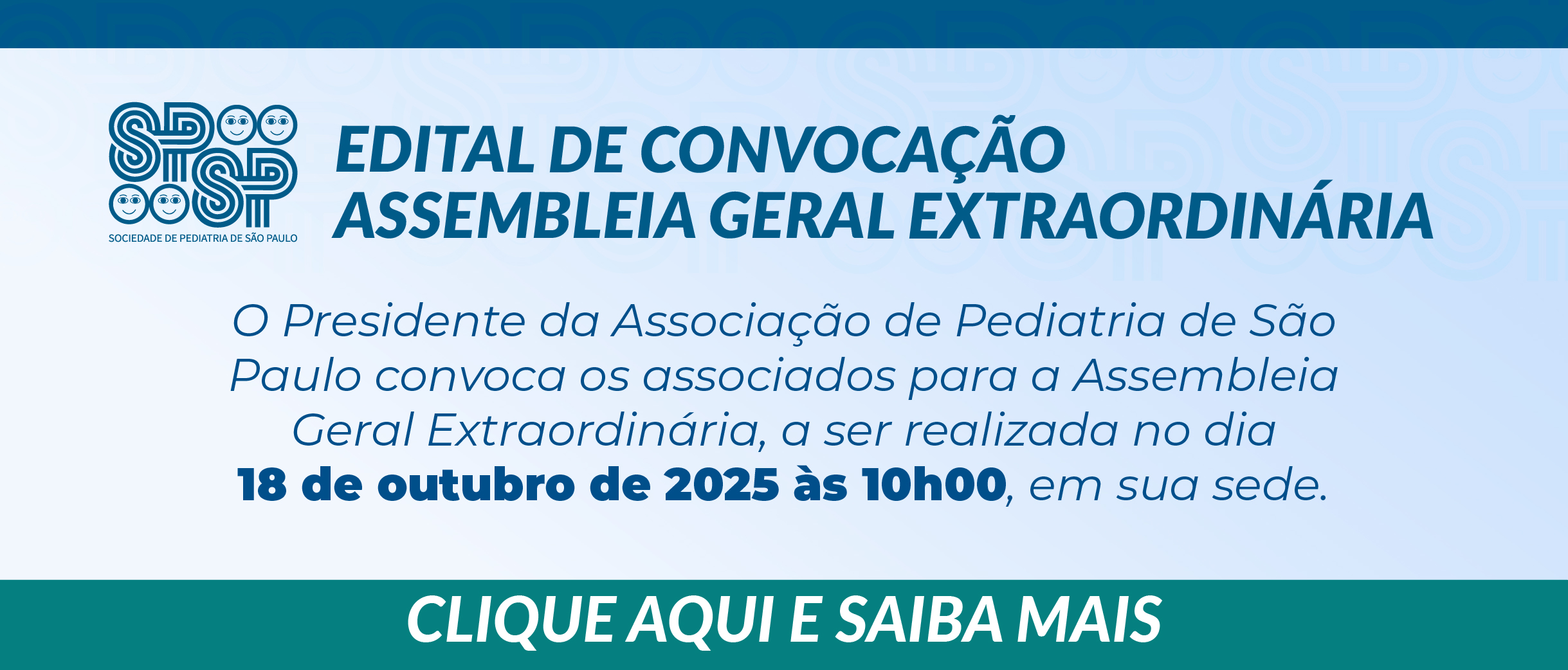 EDITAL DE CONVOCAÇÃO – ASSEMBLEIA GERAL EXTRAORDINÁRIA