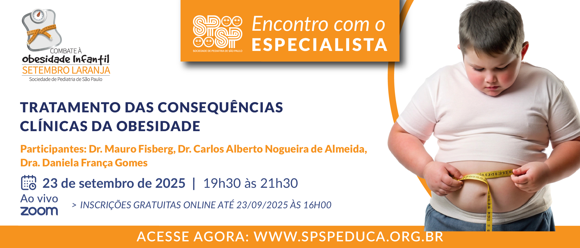 Encontro com Especialista – Tratamento das Consequências Clínicas da Obesidade – Setembro Laranja