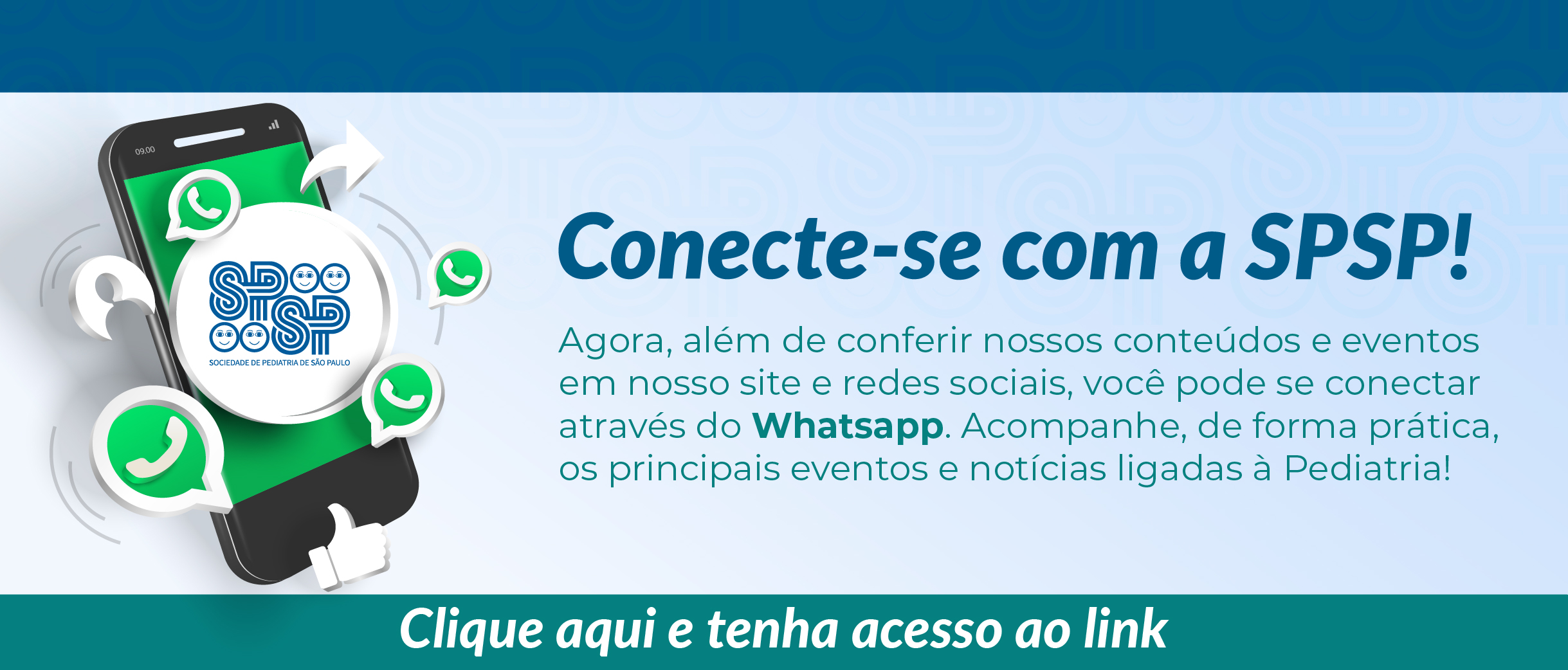 SPSP mais perto de você: agora também no WhatsApp!