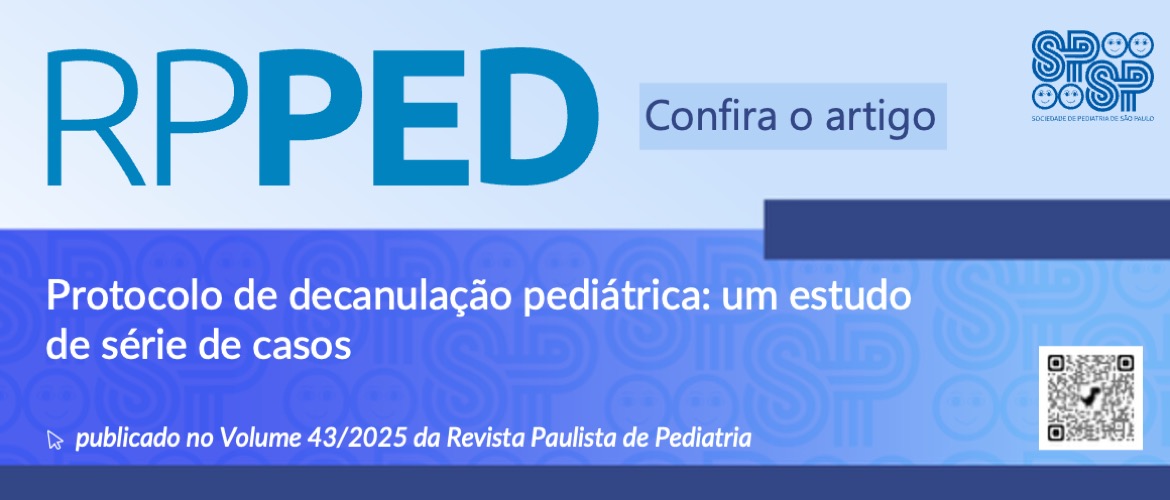 RPPED: Protocolo de decanulação pediátrica: um estudo de série de casos