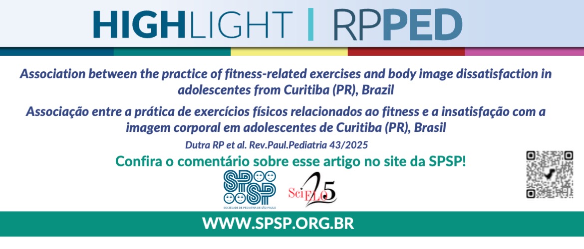 RPPED: Associação entre a prática de exercícios físicos relacionados ao fitness e insatisfação com a imagem corporal em adolescentes de Curitiba (PR), Brasil