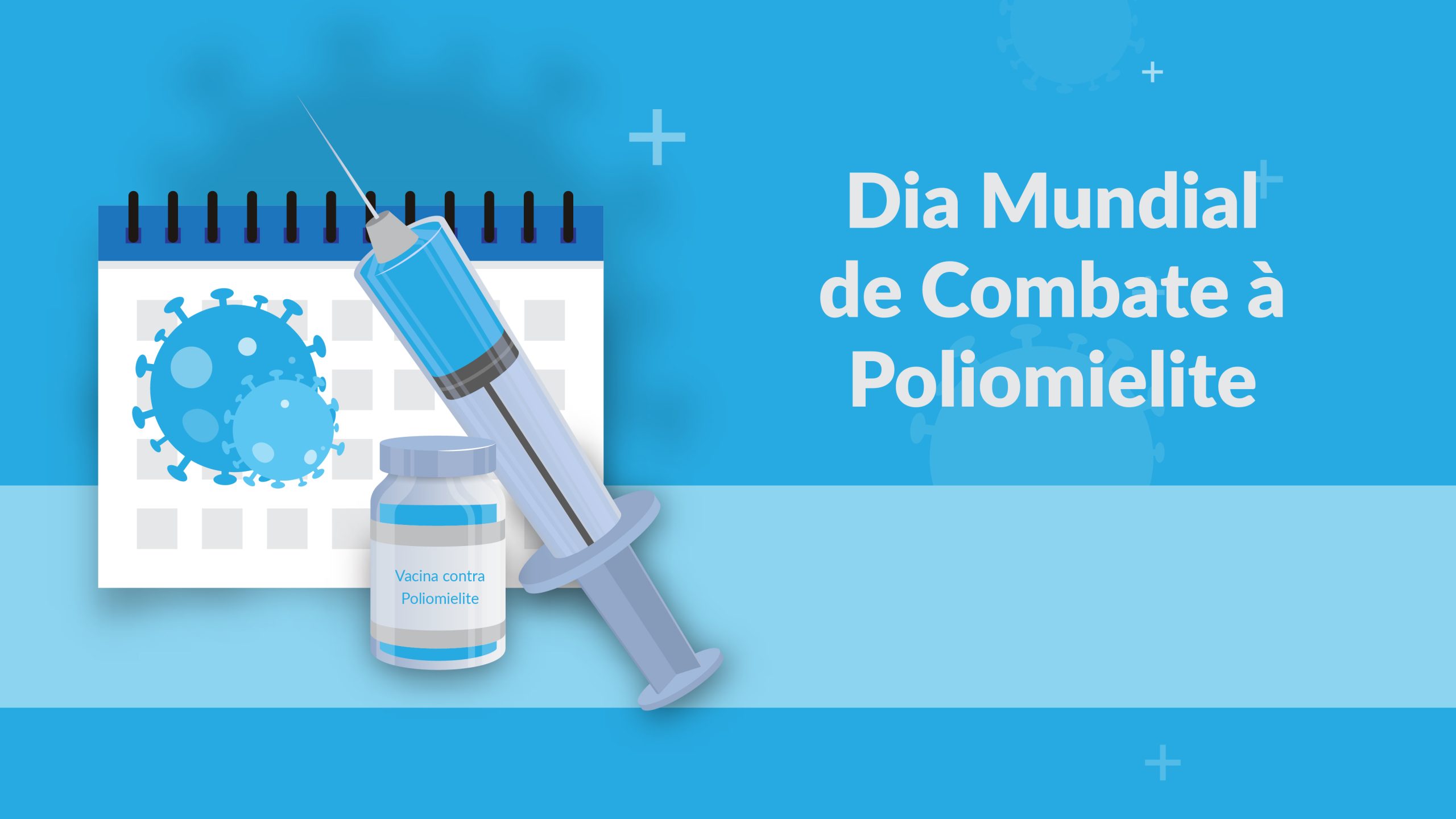 Vacinação é fundamental para a erradicação da poliomielite