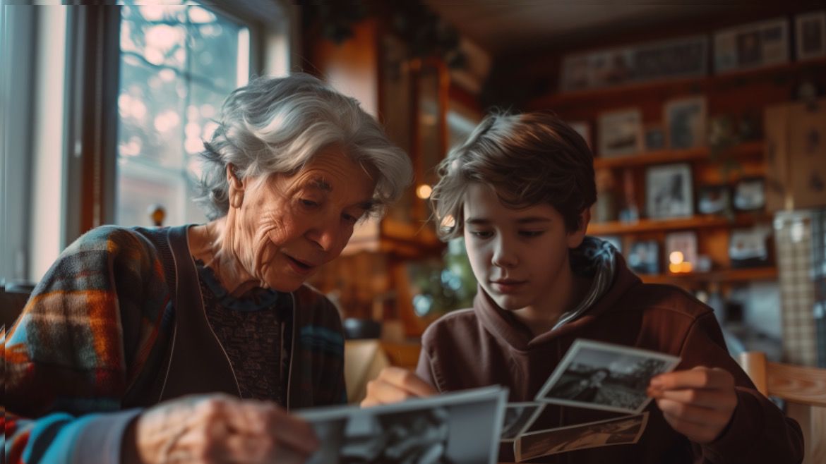 O álbum de fotografias da vovó – Seriedade