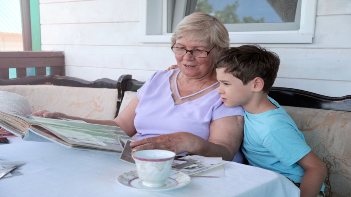 O álbum de fotografias da vovó – O tempo