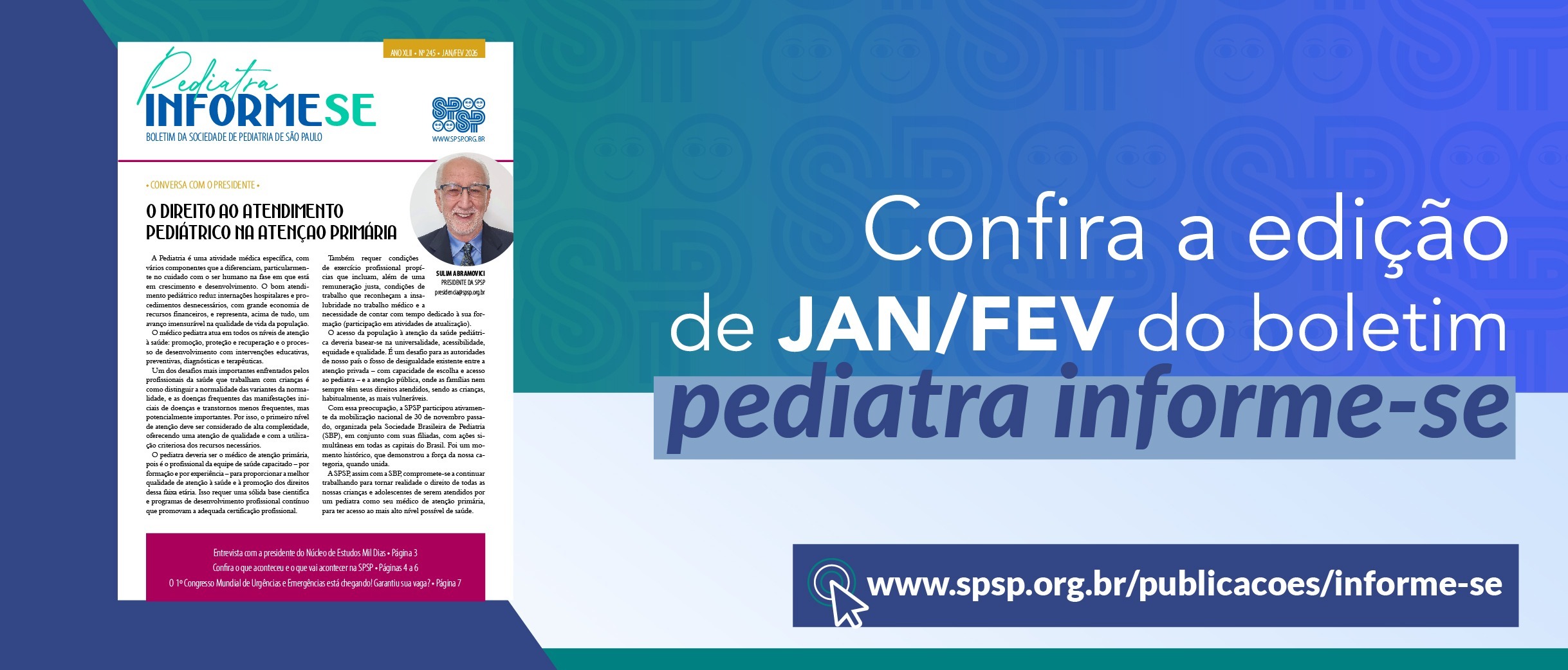 Boletim Pediatra Informe-se Janeiro/Fevereiro n.245