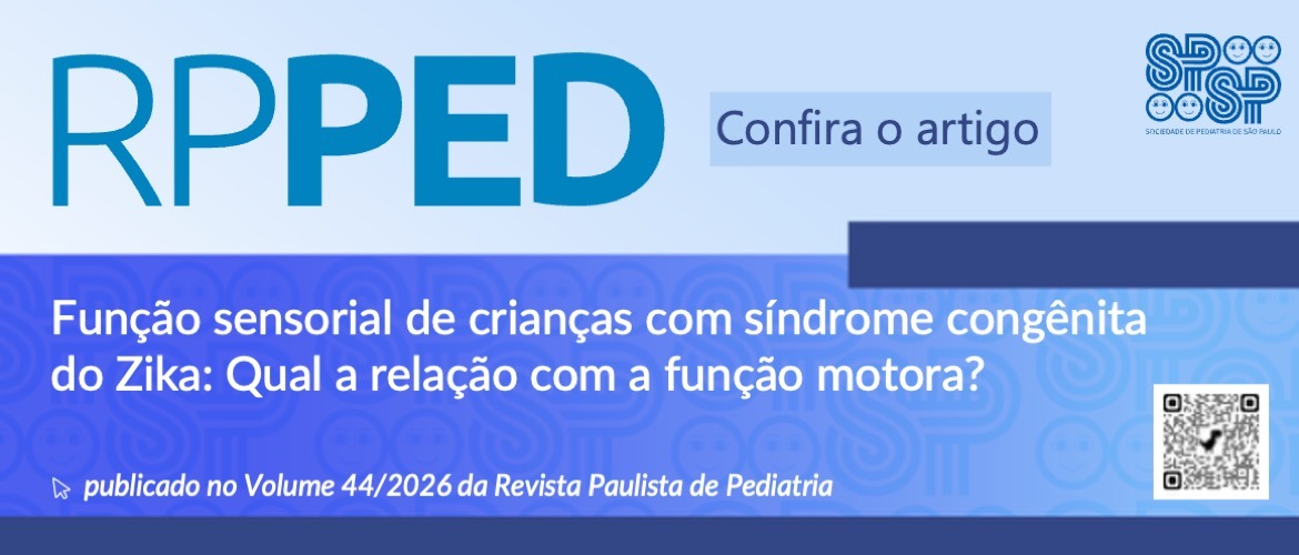 RPPED: Função sensorial de crianças com síndrome congênita do Zika: Qual a relação com a função motora?