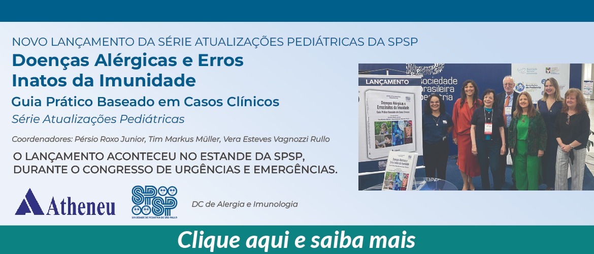 Novo Lançamento da Série Atualizações Pediátricas da SPSP