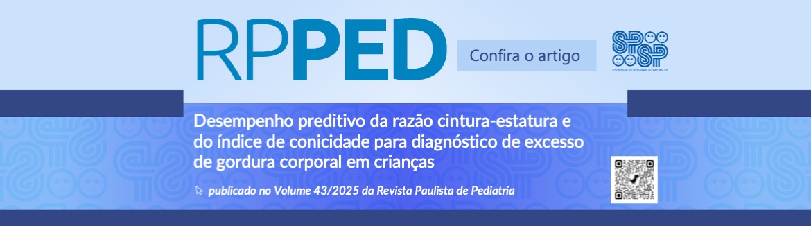 RPPED: Desempenho preditivo da razão cintura-estatura e do índice de conicidade para diagnóstico de excesso de gordura corporal em crianças