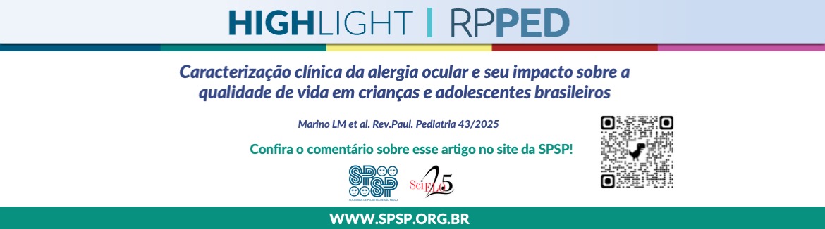 RPPED: Caracterização clínica da alergia ocular e seu impacto sobre a qualidade de vida em crianças e adolescentes brasileiros